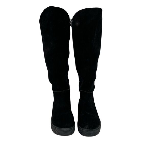 Religious Comfort Candyjack Tall Boot Women Sz 10 Black Suede Leather Waterproof - Picture 1 of 13